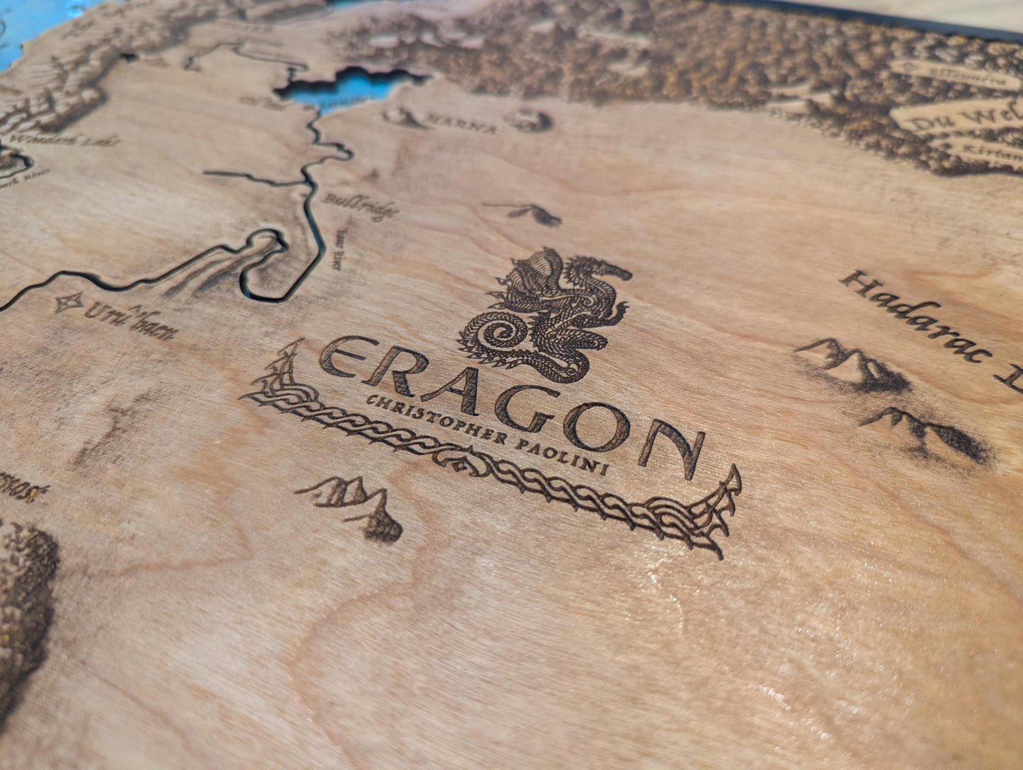 Eragon file 3D, Laser Cut file, SVG, EPS, PDF, Multilayered, File for Laser Cutter, Vector file, Digital, 24x36 in