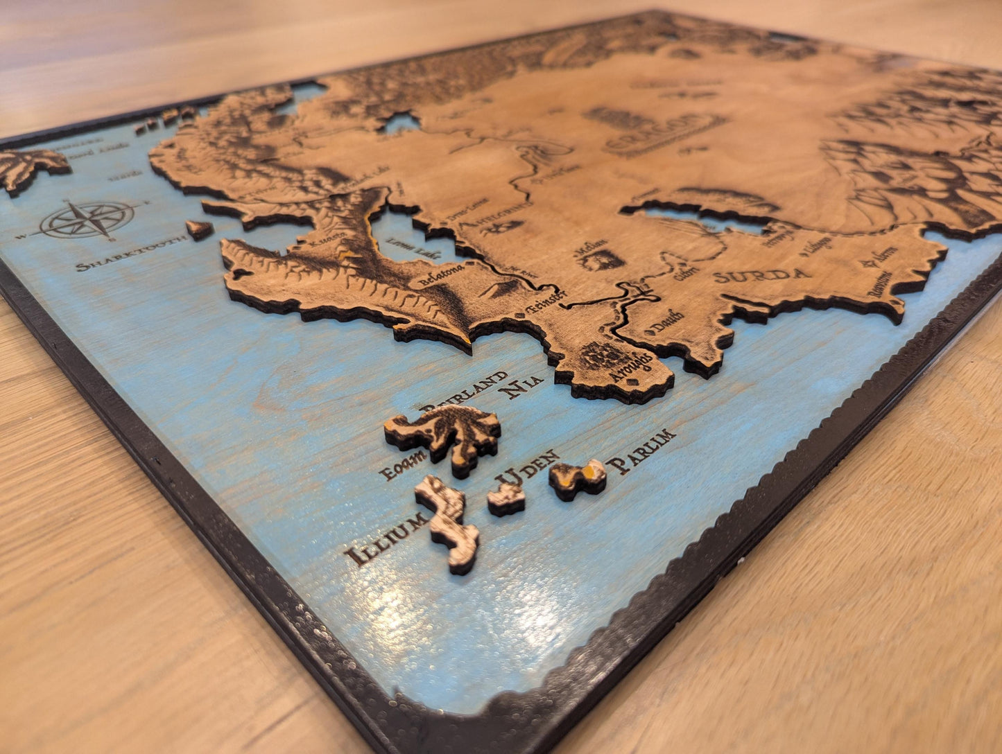 Eragon file 3D, Laser Cut file, SVG, EPS, PDF, Multilayered, File for Laser Cutter, Vector file, Digital, 24x36 in