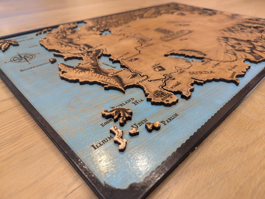 Eragon file 3D, Laser Cut file, SVG, EPS, PDF, Multilayered, File for Laser Cutter, Vector file, Digital, 24x36 in