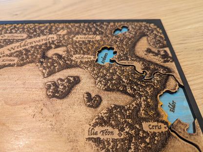 Eragon file 3D, Laser Cut file, SVG, EPS, PDF, Multilayered, File for Laser Cutter, Vector file, Digital, 24x36 in